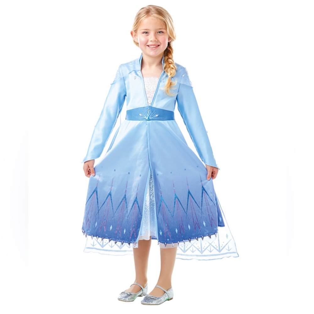 Disney Frozen II ELSA Ice Queen Deluxe Beaded Costume SEQUINS costume HALLOWEEN